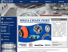 Tablet Screenshot of megachainperu.com